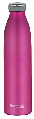 ThermoCafé Edelstahl Thermosflasche TC Bottle 750ml, Wasserflasche kohlensäurefest, Isolier-Trinkflasche Edelstahl pink, auslaufsicher, 4067.244.075, Thermoskanne 12 Stunden heiß, 24 Stunden kalt
