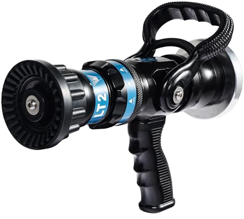 Wiltec Strålrör med 150/200/350/500 l/min, C Storzkoppling och steglös stråljustering för brandförsvar brandslang munstycke