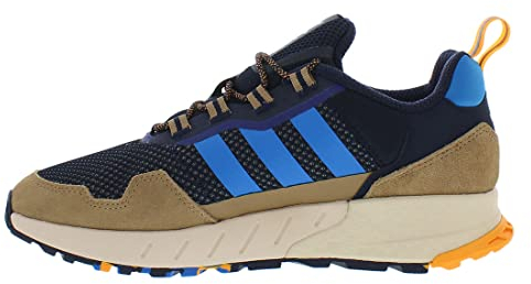 adidas Originals Herren ZX 1K Boost Sneaker Schuhe, Legend Ink/Blue Rush/Orange Rush, 12 M, Legend Ink/Blue Rush/Orange Rush, 46.5 EU