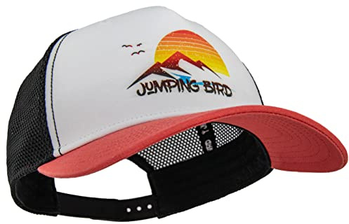 Jumping Bird Trucker Cap Unisex • Outdoor Mesh-Cap für Sport & Sommer • Individuell verstellbar 54-62 cm • Kappe