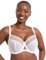 Curvy Kate Womens Victory 4 Part Balcony Balconette Bra, White, 32F UK