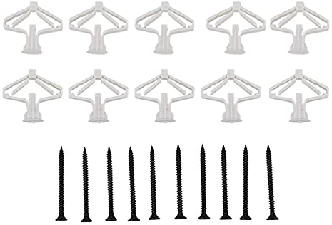 GETREY Expansionsbolzen Rawl, Ankerbolzen, 3,5 x 50 Flugzeug-Expansionsrohr Hohlwandvorhang Gipskarton-Expansionsschraube Ankerbolzen (10 Stück/Set) (Farbe: A)