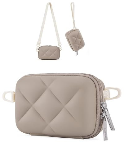 bagsmart Digital Camera Bag, Protective Lightweight, Waterproof and Shockproof Small Camera Bag for Canon PowerShot/GoPro/Kodak Pixpro/Sony DSCW