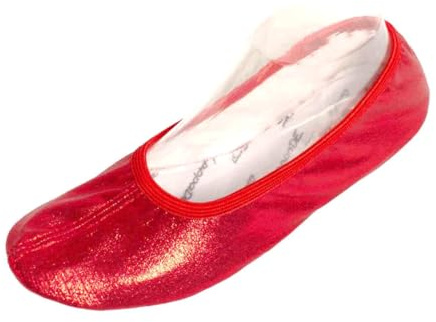 Lappade Gymnastikschuhe Turnschläppchen Ballettschuhe Ballerinas für Damen Herren Mädchen Jungen mit Gummisohle mit Glitzer