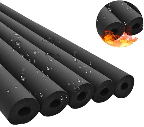 Rohrisolierung Kautschuk Isolierschlauch Wasserdichte Kautschuk Rohrisolierung Kleber 32 40 50mm Id, 9 15 ,20 30mm Dick Rohrisolierung Schaumstoff Für Rohrisolierunge Fitnessgeräte(48mmxT30mmx2m)