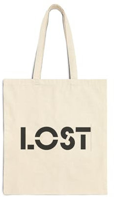 Generisch Baumwolltasche Jutebeutel mit Aufdruck LOST. 100% Organische Baumwolle - fairtrade - sind wir nicht alle ein bisschen lost?