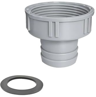 Qrity 1PCS Kitchen Sink Drain Pipe Connector 45mm to 32mm Connector, Basin Drain Pipe Connector, Sink Waste Pipe Fitting for Kitchen, Baths