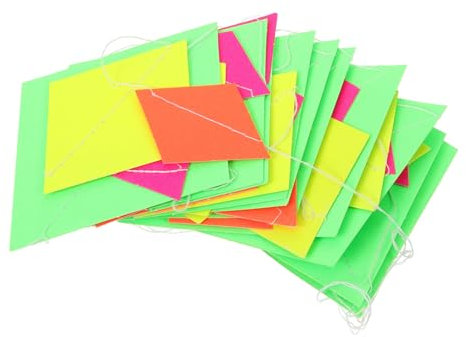 CHILDWEET Fluoreszierende Rautenschnur Neon-party-dekorationen Für Im Dunkeln Leuchtende Luftschlangen Feier-hintergrunddekorationen