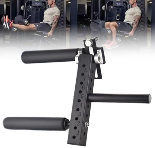 Beincurl-Beinstrecker-Aufsatz für das Training der Beinmuskulatur des Unterkörpers, Plattenbestückung für 2,5/5 cm Durchmesser, Beinstrecker- und Curl-Maschine für das Heim-Fitnessstudio,18mm-25mmDu