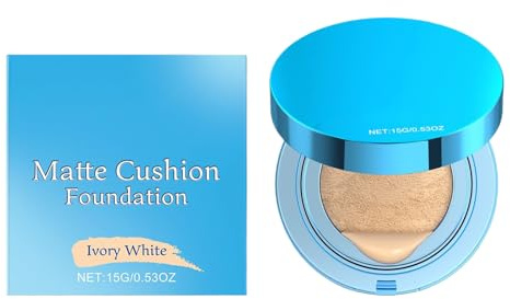 Maquillaje Cojines de aire – Cojín corrector con acabado mate y alta manta – Crema iluminadora camuflaje para escuela, viaje, fiesta, movimiento profesional, camping