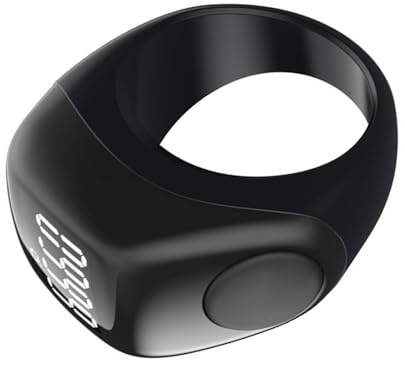 zuousxbs Innovadores Anillos De Los Dedos con Tecnología Conteo Inteligente para Entusiastas del Fitness Y Usuarios Espirituales Cómodos.