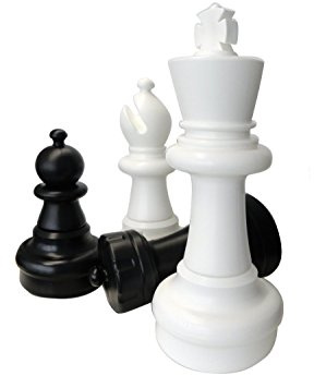Schach Queen - Piezas Ajedrez Gigante de Jardín MAXI Rey, 63cm (EuroChessInternational GmbH & Co. KG schach queen_E311)