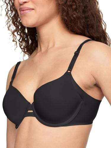 Warner's Women's Blissful Benefits NO Side Effects Underwire Bra, Black, 38C