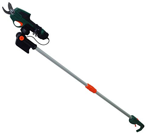 Scotts Outdoor Power Tools PR17216PS 7.2-Volt Lithium-Ion Cordless Rechargeable Power Pruner with Extension Pole, Green