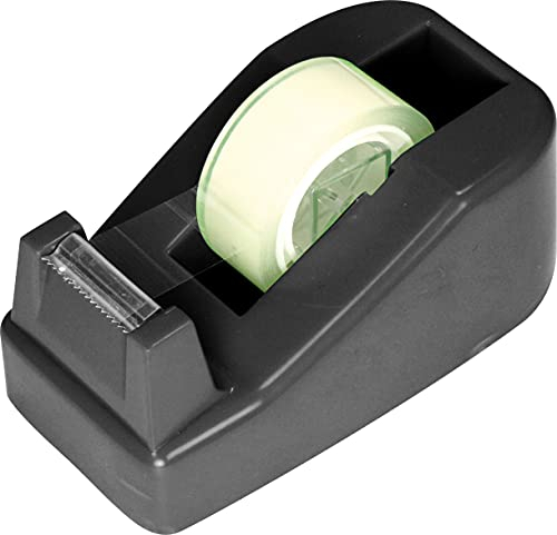 Kangaro K-750202 - Dispensador de cinta adhesiva (incluye 2 rollos de cinta adhesiva, varios colores)