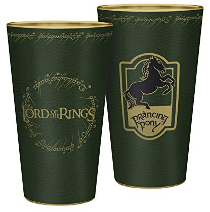 ABYstyle - The Lord of The Rings - Glass XXL - 400 ml - Prancing Pony, Green