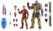 Hasbro Marvel Legends Series 15 cm Scale Action Figure Toy 2-Pack Iron Man Mark 85 Vs Thanos, Includes Premium Design and 8 Accessories