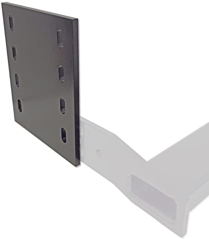 Generic Höhenverstellbare - Seitenplatten für Variable Anhängerkupplung (Set - 2 Stück) / Rasterplatten für AHK (4 Loch - Seitenplatten)