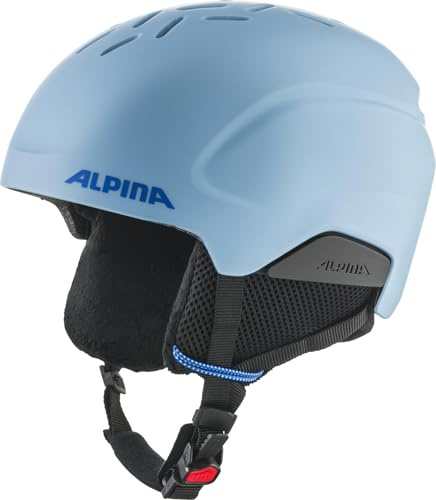 ALPINA Unisex ungdom PIZI skidhjälm, rökblå matt, 51–55 cm