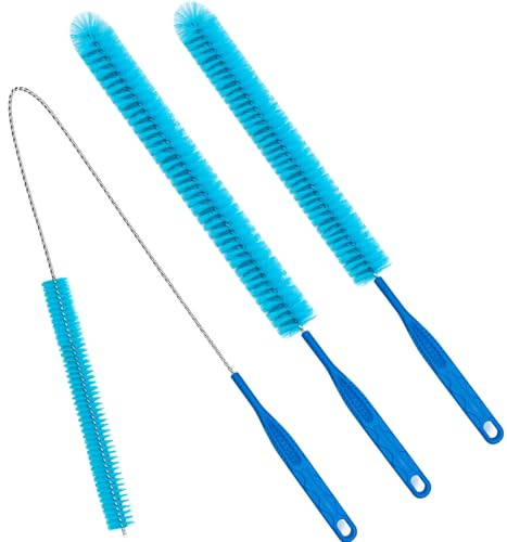 Dryer Vent Cleaner Kit,Dryer lint Brush 3Pack Home Improvement Essential Cleaning Tools, Up to 30 Inch Long Brush Cleaning Set，pet Hair Remover for Laundry，Drain Snake