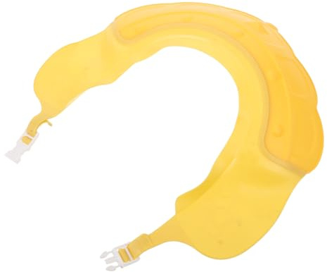 ifundom Gorro De Champú Para Bebés Enjuague Tapa Ducha Gorro De Baño Para Bahía Proteccion Cuerpo Gel De Baño Champú Para Baño De Bebé Gorro De Baño Bebé Yellow Tipe