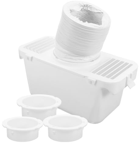 DOITOOL Dryer Vent Connector Kit for Indoor Tumble Dryers Vent Wall Plate Hose Adapter Condenser Lint Trap