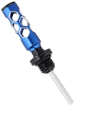 Asta di livello dell'olio per moto per il monitoraggio senza sforzo dei livelli dell'olio motore (blu)