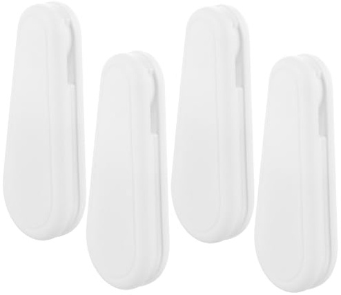 FUTUREORYY Manija De Plástico para Cortina Enrollable Base Redonda, 4 Piezas, Accesorio para Persiana Vertical, Mango De Seguridad, Piezas De Reparación, Uso Doméstico