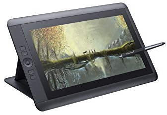 Wacom DTH -1300 Display Interattivo Full HD con Penna Cintiq e Touch, 13 Pollici, Nero