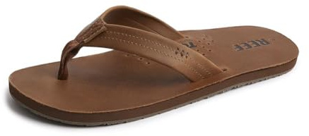 Reef Mens REEF DRAFTSMEN BRONZE BROWN Flip-Flops, Bronze Brown, 35 EU 3 UK