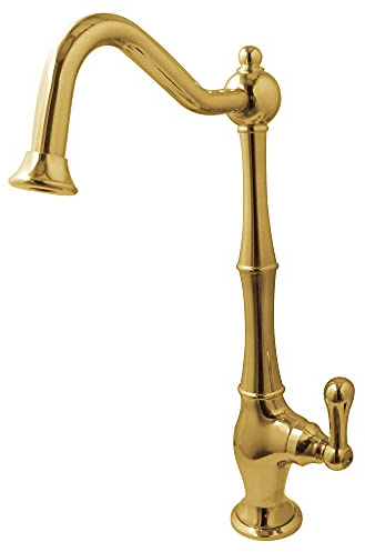 Kingston Brass KS1192AL Heritage Cold Water Filtration Faucet, Polished Brass