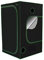 Zelsius Tenda MyHomeGrow Tenda da Coltivazione | Growbox Interno | Growroom Armadio Crescere Camera oscura Tenda per Piante Serra Tenda idroponica (120 x 120 x 200 cm, Nero)