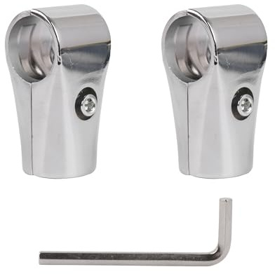 Mxfans 2pcs 32mm ID Display Rack Clamp Fittings Scaffold Composite Tube Connector 2 Way