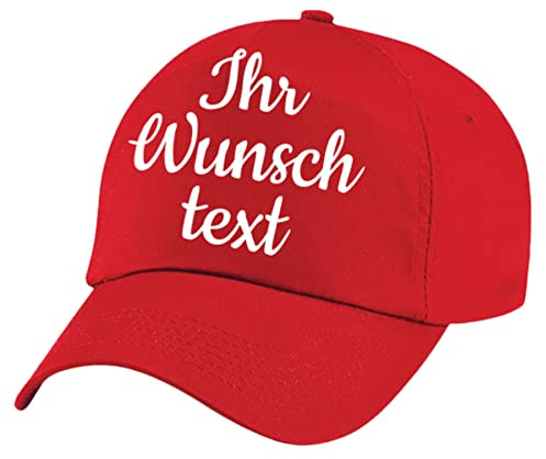 Deitert Kappe, Basecap mit Namen oder Wunschtext individuell Bestickt - über 20 Farben zur Auswahl - für Damen und Herren
