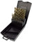 NORTOOLS Drill Bit Set 19 PCS M35 5% Cobalt Drill Bits Hss-G Metal for Stainless Steel iron etc 1.0-10mm x 0.5mm