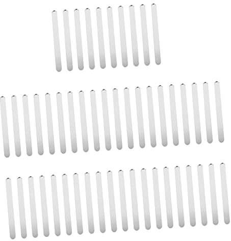 EXCEART 50 Pcs White Acrylic Popsicle Sticks DIY Craft Sticks for Boys and Girls Reusable