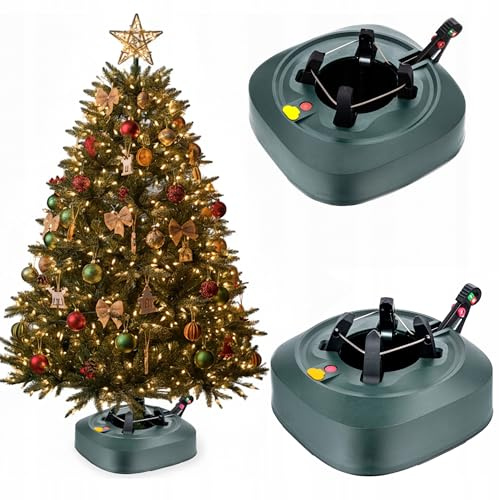 COIL Christbaumständer, Ständer mit Wasserspeicher, Fußpedal, Weihnachtsbaumständer, Weihnachtsdeko, Christbaumschmuck