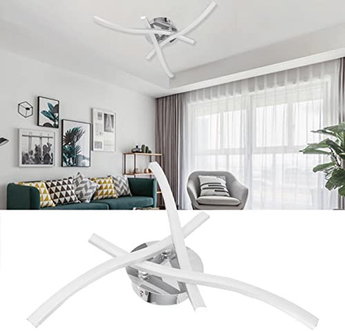 Topyond 18W 105LED Wellenförmige Deckenleuchte Für Wohnzimmerdekoration – Moderne Unterputz-LED-Lampe Für Flur, Wohnzimmer, Esszimmer, Küche Usw