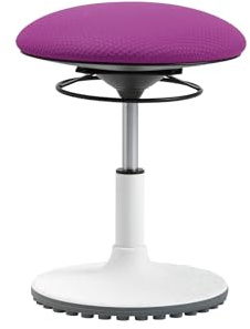 TOPSTAR Living Chair Move Kids höhenverstellbarer Kinderhocker mit drehbarem Sitz, Sitzhöhe von 39-47 cm, lila
