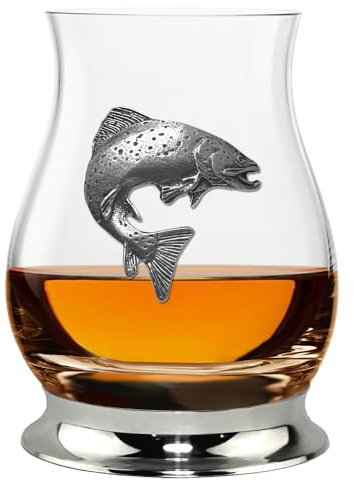 English Pewter Company Glencairn WGP005 Verre à whisky pour pêche à la truite 350 ml