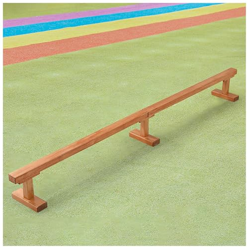 LXLZYXSF Schwebebalken Hölzernes Gymnastikbalken, Kinder Mädchen Jungen Jugendliche Schwebebalken Für Schule Kindergarten Zuhause, Leicht Zu Montieren Und Demontieren(300x8x30cm/118x3.1x11.8in)
