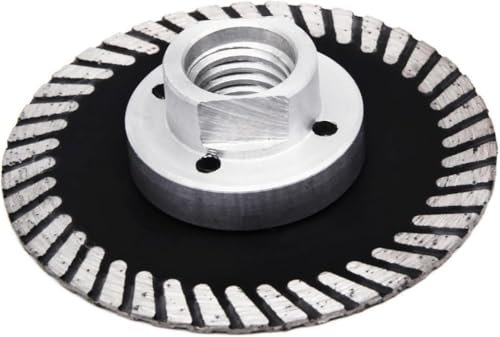 Dischi da taglio diamantati per smerigliatrici an Lama for sega diamantata Turbo Cutting 60mm 75mm con flangia M14 5/8-11 Disco diamantato for granito marmo cemento, flangia M14 60mm(M14 flange 75mm)