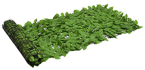 Xichuzi Balkon-Sichtschutz mit Grünen Blättern 200x75 cm, Balkonsichtschutz, Windschutz Balkon, Windschutz Terrasse, Balkonverkleidung, Sichtschutz Garten - 367843