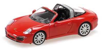 Minichamps 870068041 Porsch. 911 Targa Red 2014 - maßstab 1/87 - Modellauto