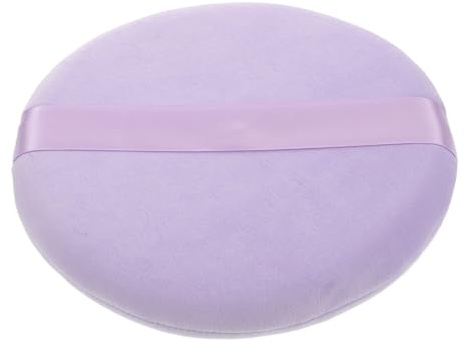 SHERCHPRY Puff de Polvo Oversize de Lavanda Herramienta de Maquillaje de Terciopelo Suave y para Aplicación Corporal de Limpiar y Mantener