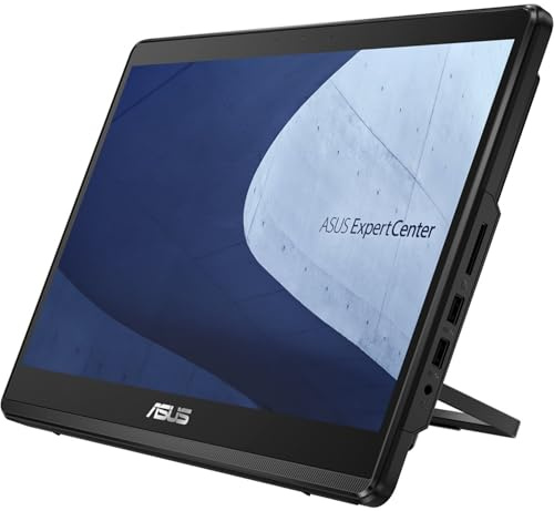 Asus ExpertCenter E1 E1600WKAT-BMR143X - Ordenador todo en uno - Intel Celeron N4500-4 GB - SSD de 128 GB - Pantalla táctil de 15.6 pulgadas - Escritorio - Negro - Chip Intel - Windows 11 Pro - UHD