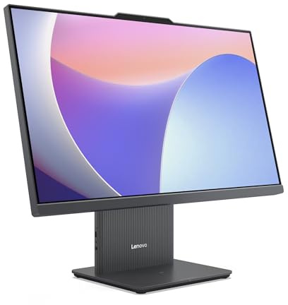 Lenovo IdeaCentre AIO 24IRH9 23.8 FHD 100Hz All-in-One Desktop, Intel Core i5-13420H 8-Core, 16GB DDR5 RAM, 512GB PCIe SSD, Windows 11 Home, Wi-Fi 6, Wireless KB & Mouse, Cloud Grey