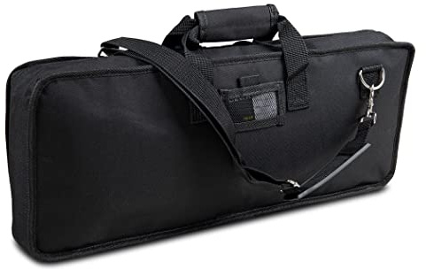 GEWA Funda de Teclado Basic, 48x18x5 cm, mit Notentasche, negro, Resistente al agua y a roturas