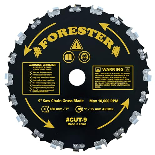 Forester Chainsaw Tooth 9' Brush Blade