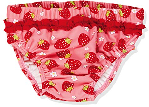 Playshoes Pantaloni Pannolini Con Protezione Uv, Costume da bagno costume da bagno Unisex - Bambini e ragazzi, Fragole, 62-68